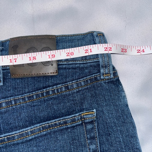 Lee Dark Wash Jeans Straight Leg Size 44X30 - Picture 6 of 7